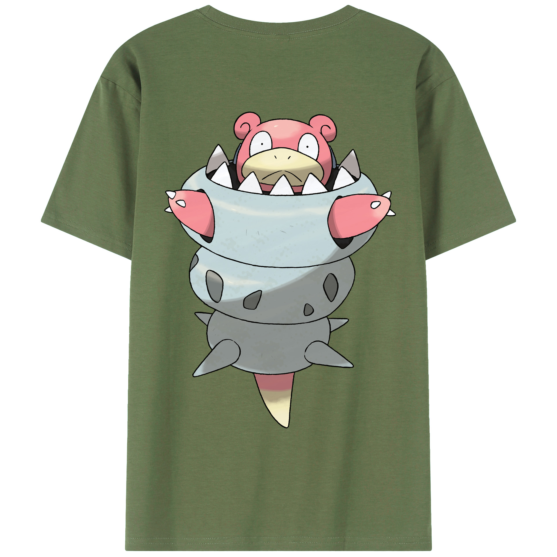 （画像用） ポケットモンスター Pokémon 綿100％ メンズ半袖Tシャツ（バックプリント） 通気性